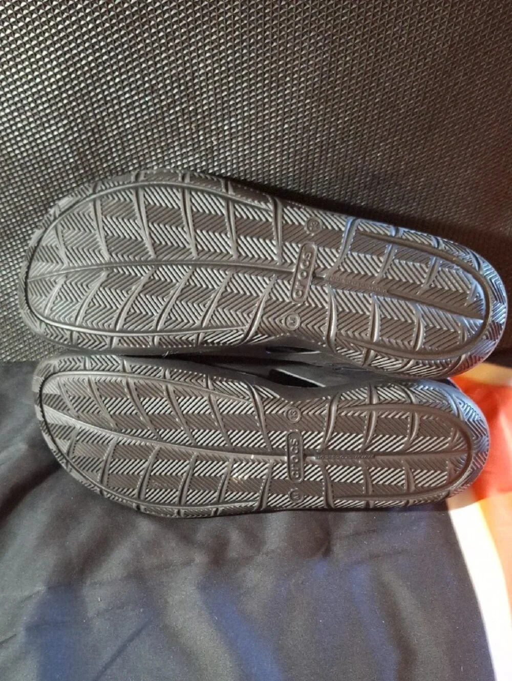 Crocs Men's Black Slip-On Ventilated Clog